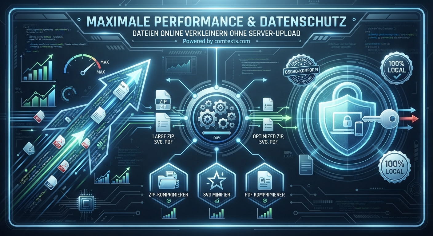 Maximale Performance & Datenschutz: Dateien online verkleinern ohne Server-Upload