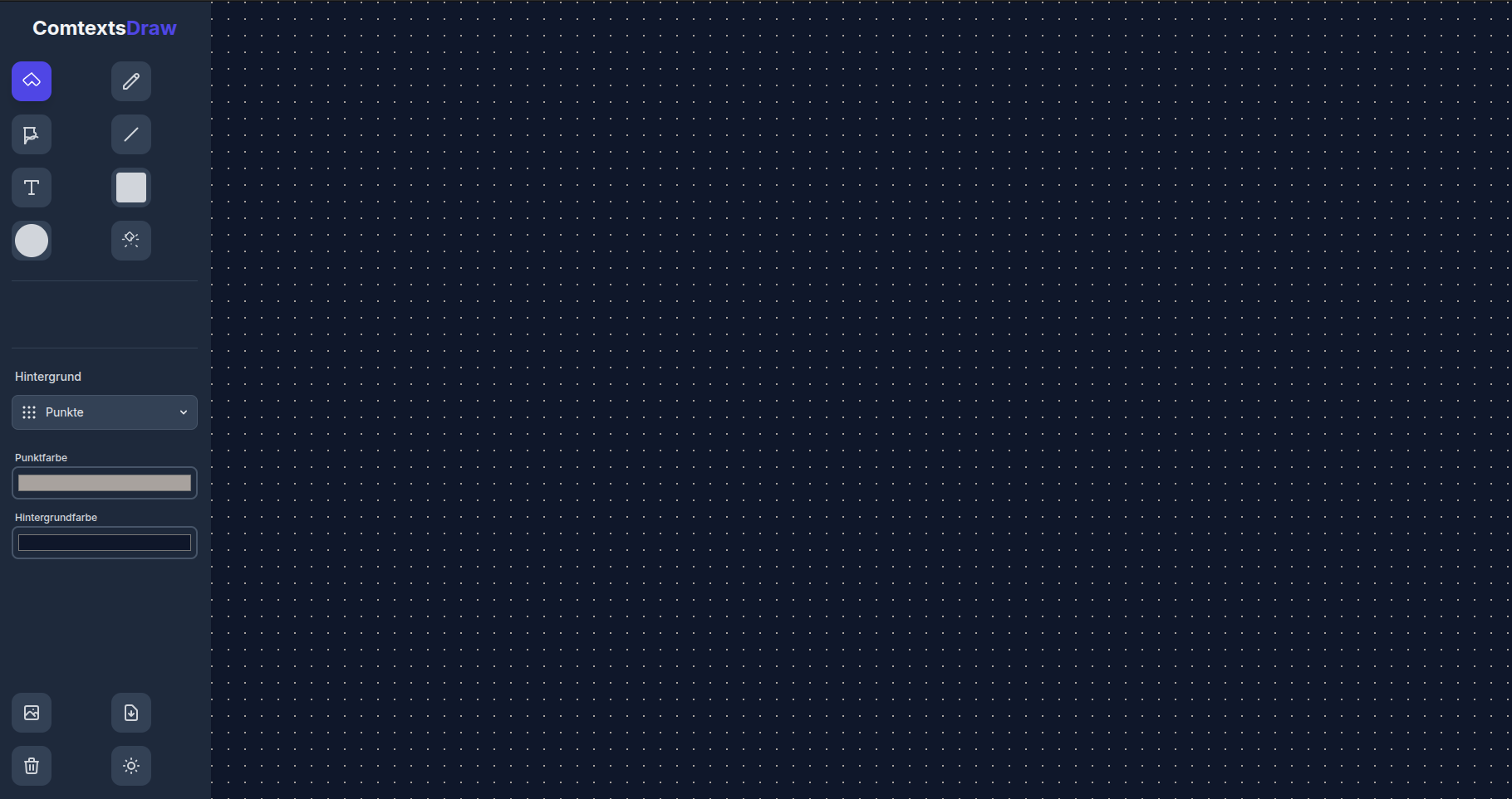 Einfache Browser Zeichenfläche